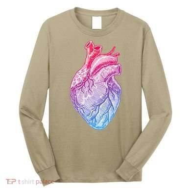 Anatomical Heart Valentines Day For Nurses & Doctors Long Sleeve Shirt