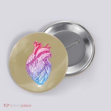 Anatomical Heart Valentines Day For Nurses & Doctors Button