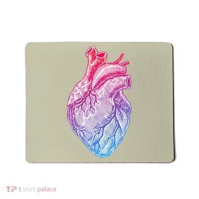 Anatomical Heart Valentines Day For Nurses & Doctors Mousepad