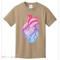 Anatomical Heart Valentines Day For Nurses & Doctors Kids T-Shirt thumb 0