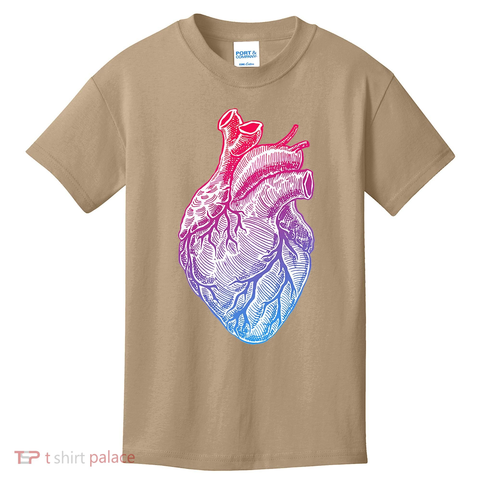 Anatomical Heart Valentines Day For Nurses & Doctors Kids T-Shirt
