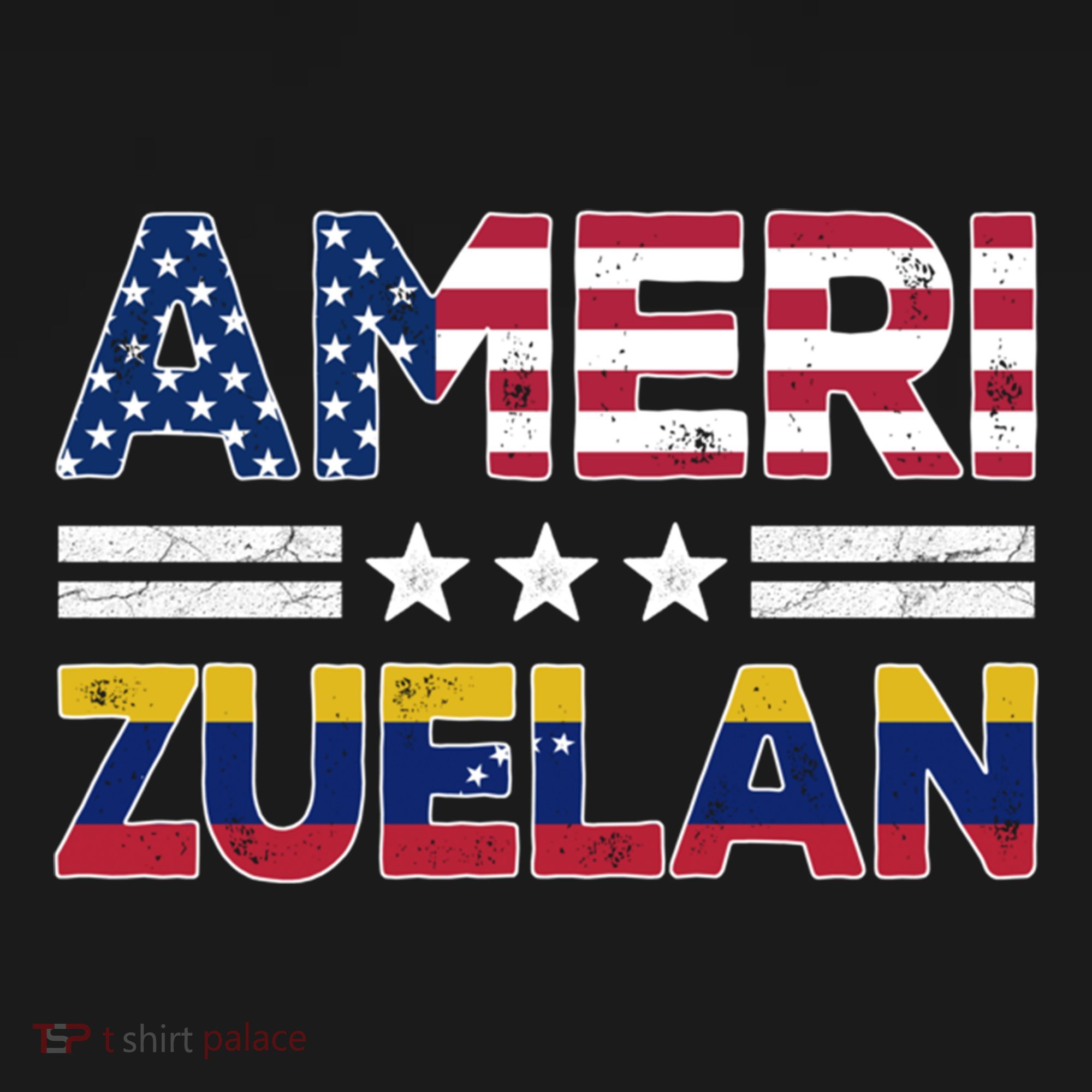 Amerizuelan Half Venezuelan American Flag Us Dual Citizen Gift Women's Hoodie