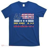 Amerizuelan Half Venezuelan American Flag Us Dual Citizen Gift T-Shirt thumb 0