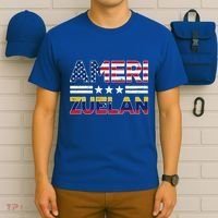 Amerizuelan Half Venezuelan American Flag Us Dual Citizen Gift T-Shirt thumb 6