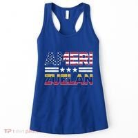 Amerizuelan Half Venezuelan American Flag Us Dual Citizen Gift Women's Tank Top thumb 0