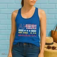 Amerizuelan Half Venezuelan American Flag Us Dual Citizen Gift Women's Tank Top thumb 2