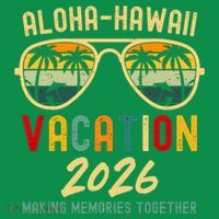 Aloha Hawaii Vacation 2026 Making Memories Together Mousepad thumb 1