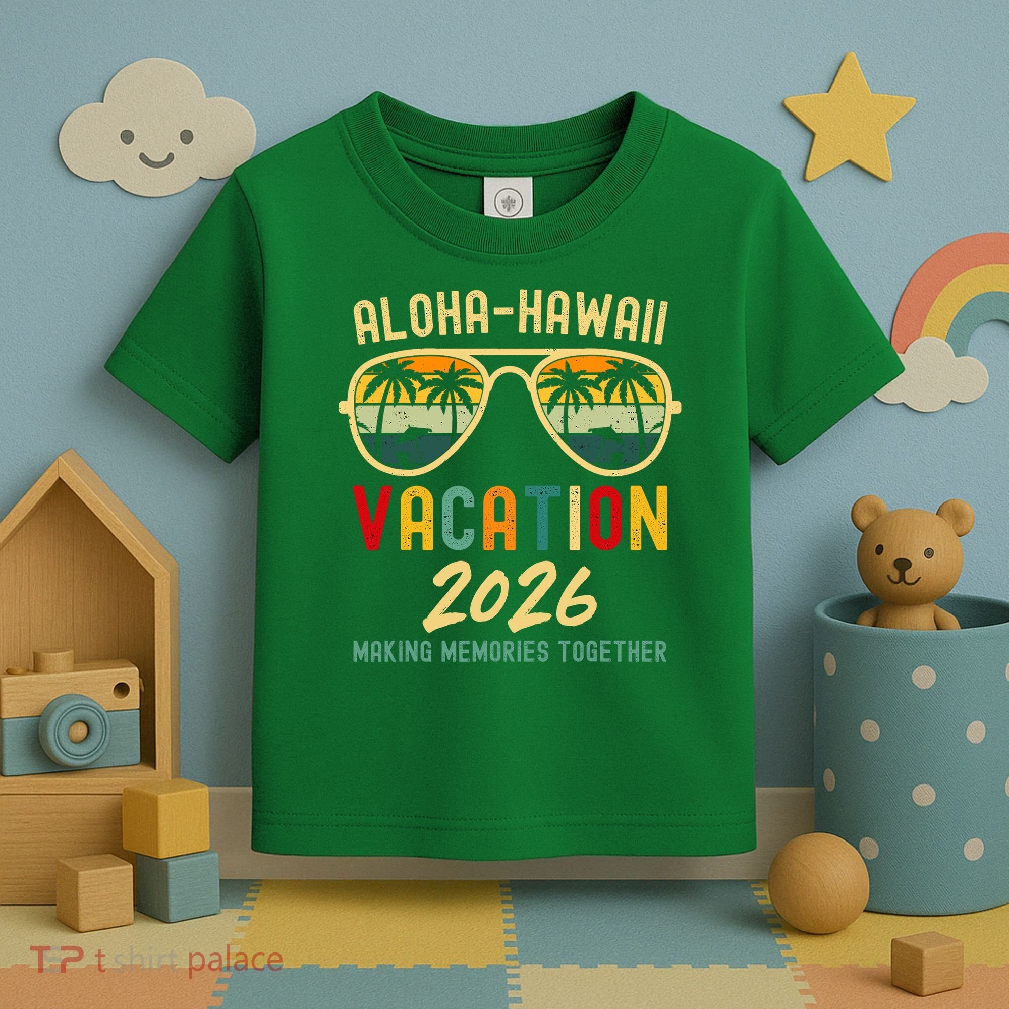 Aloha Hawaii Vacation 2026 Making Memories Together Toddler T-Shirt