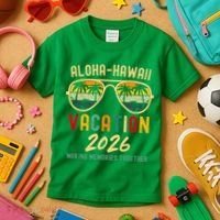 Aloha Hawaii Vacation 2026 Making Memories Together Kids T-Shirt thumb 3