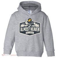 Almost Heaven West Virginia Map Home Toddler Hoodie thumb 0