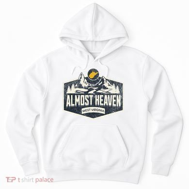 Almost Heaven West Virginia Map Home Hoodie