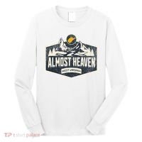 Almost Heaven West Virginia Map Home Long Sleeve Shirt thumb 0