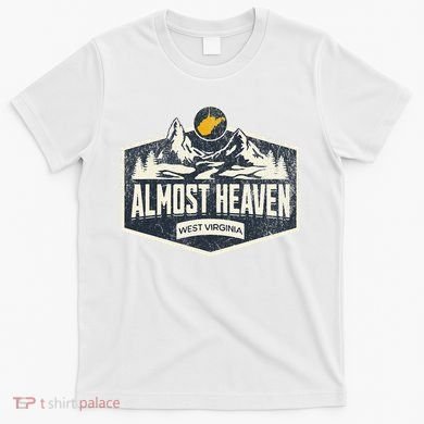 Almost Heaven West Virginia Map Home T-Shirt