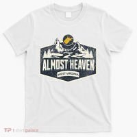 Almost Heaven West Virginia Map Home T-Shirt thumb 0