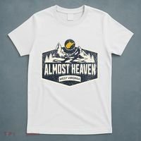Almost Heaven West Virginia Map Home T-Shirt thumb 5