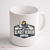 Almost Heaven West Virginia Map Home Coffee Mug thumb 1