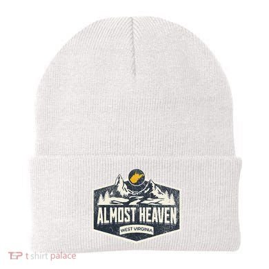 Almost Heaven West Virginia Map Home Beanie