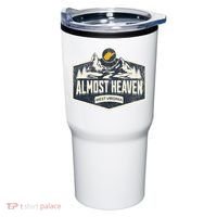 Almost Heaven West Virginia Map Home Tumbler thumb 0