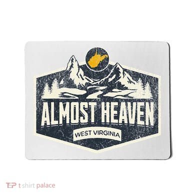 Almost Heaven West Virginia Map Home Mousepad