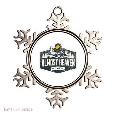 Almost Heaven West Virginia Map Home Ornament