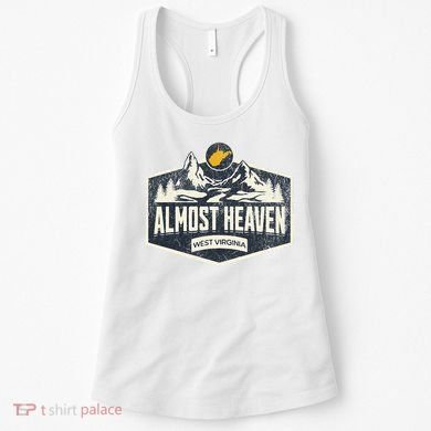 Almost Heaven West Virginia Map Home Women's Tank Top