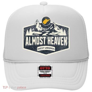 Almost Heaven West Virginia Map Home Hat