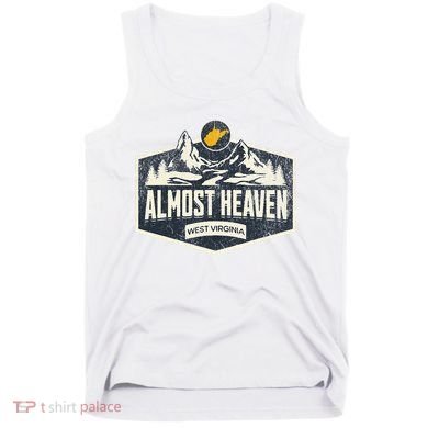 Almost Heaven West Virginia Map Home Tank Top
