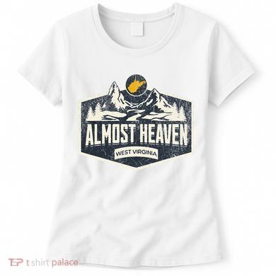 Almost Heaven West Virginia Map Home Women's T-Shirt