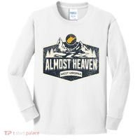 Almost Heaven West Virginia Map Home Kids Long Sleeve Shirt thumb 0