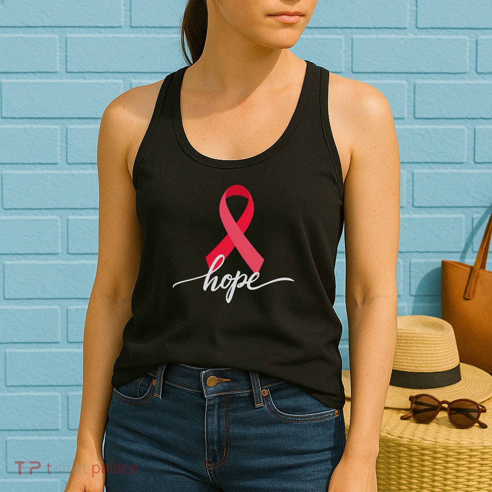 Aids Hope World Aids Day Awareness Hiv Women's Tank Top
