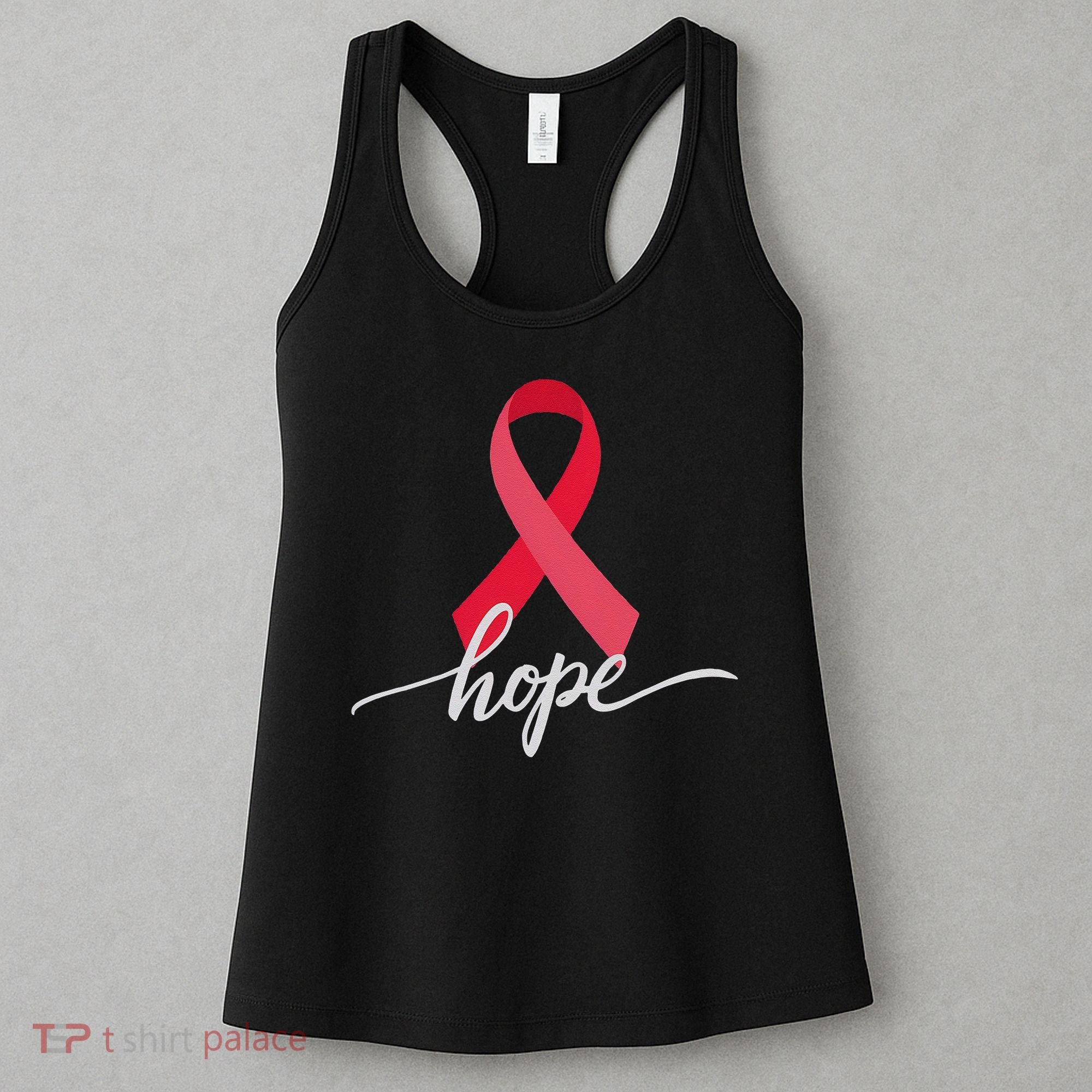 Aids Hope World Aids Day Awareness Hiv Women's Tank Top