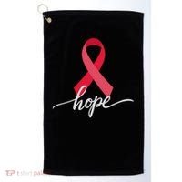 Aids Hope World Aids Day Awareness Hiv Golf Towel thumb 0