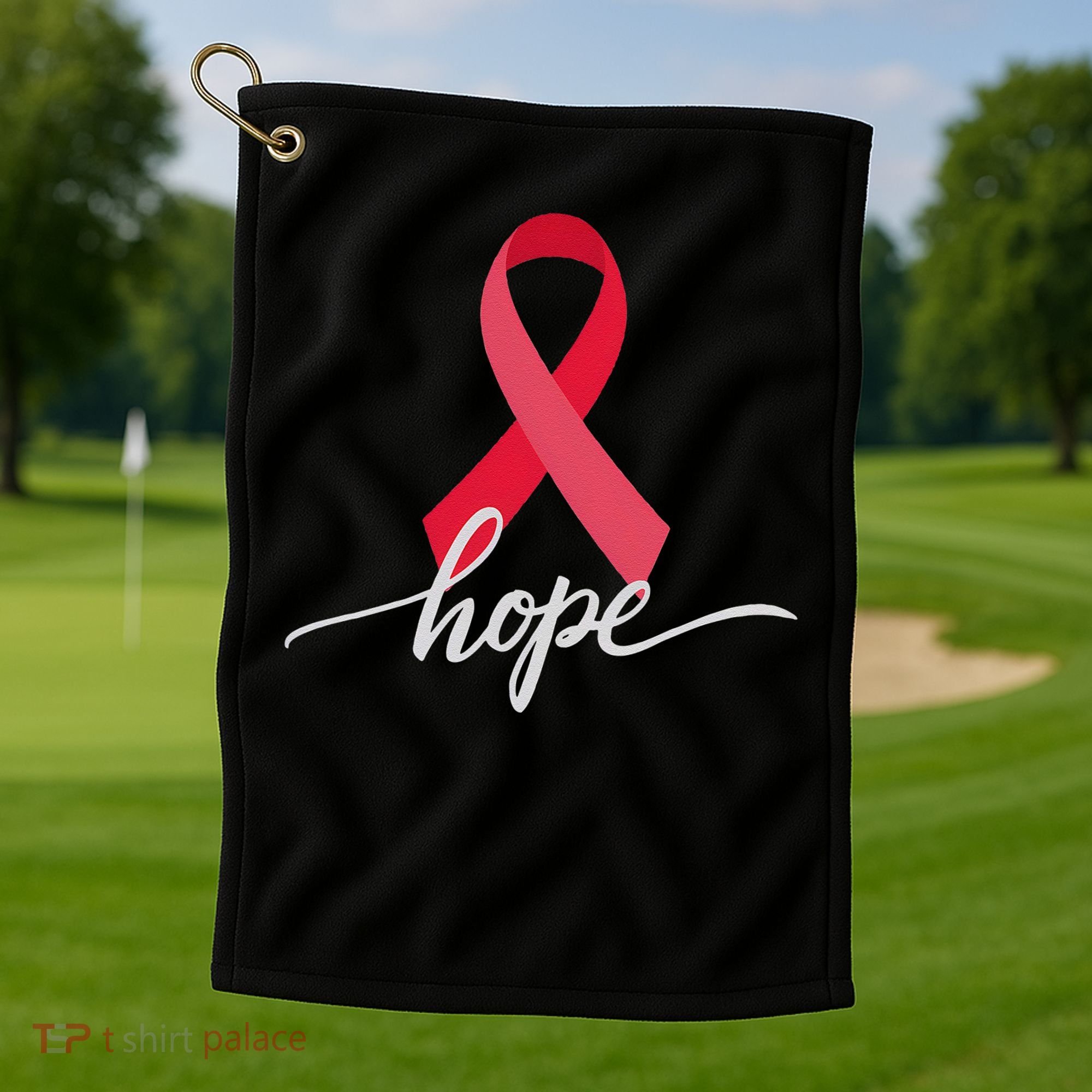 Aids Hope World Aids Day Awareness Hiv Golf Towel