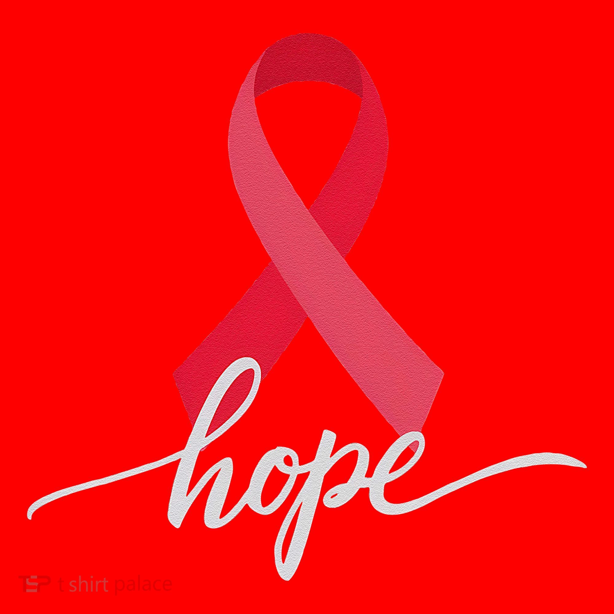 Aids Hope World Aids Day Awareness Hiv Santa Hat