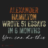 Alexander Hamilton Wrote 51 Essays In 6 Months Hat thumb 2