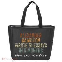 Alexander Hamilton Wrote 51 Essays In 6 Months Tote Bag thumb 0