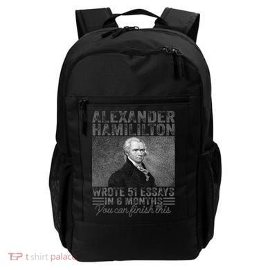 Alexander Hamilton Wrote 51 Essays In 6 Months Backpack