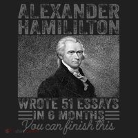 Alexander Hamilton Wrote 51 Essays In 6 Months Beanie thumb 2