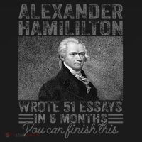 Alexander Hamilton Wrote 51 Essays In 6 Months Mousepad thumb 1