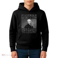 Alexander Hamilton Wrote 51 Essays In 6 Months Kids Hoodie thumb 4