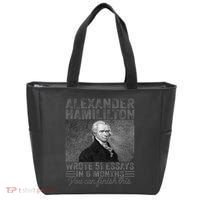 Alexander Hamilton Wrote 51 Essays In 6 Months Tote Bag thumb 0