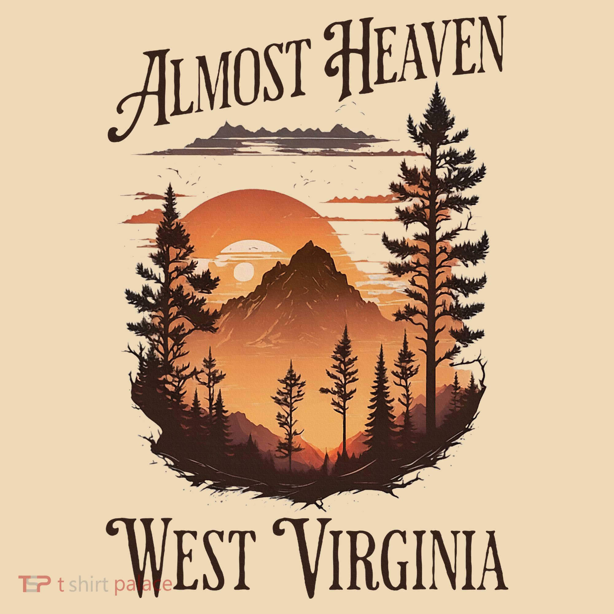 Almost Heaven West Virginia Tote Bag
