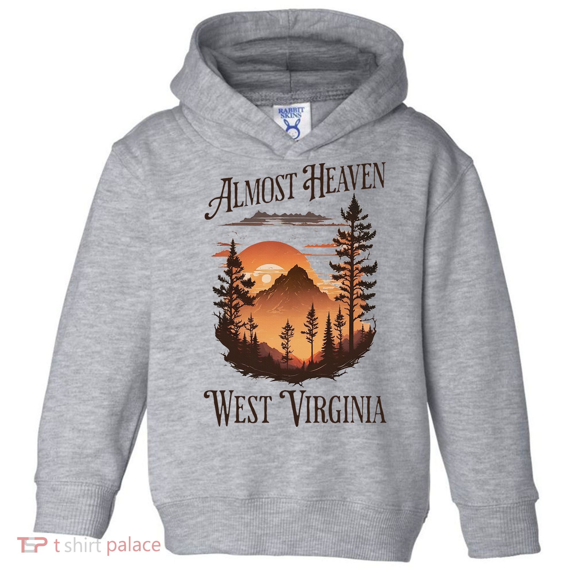 Almost Heaven West Virginia Toddler Hoodie