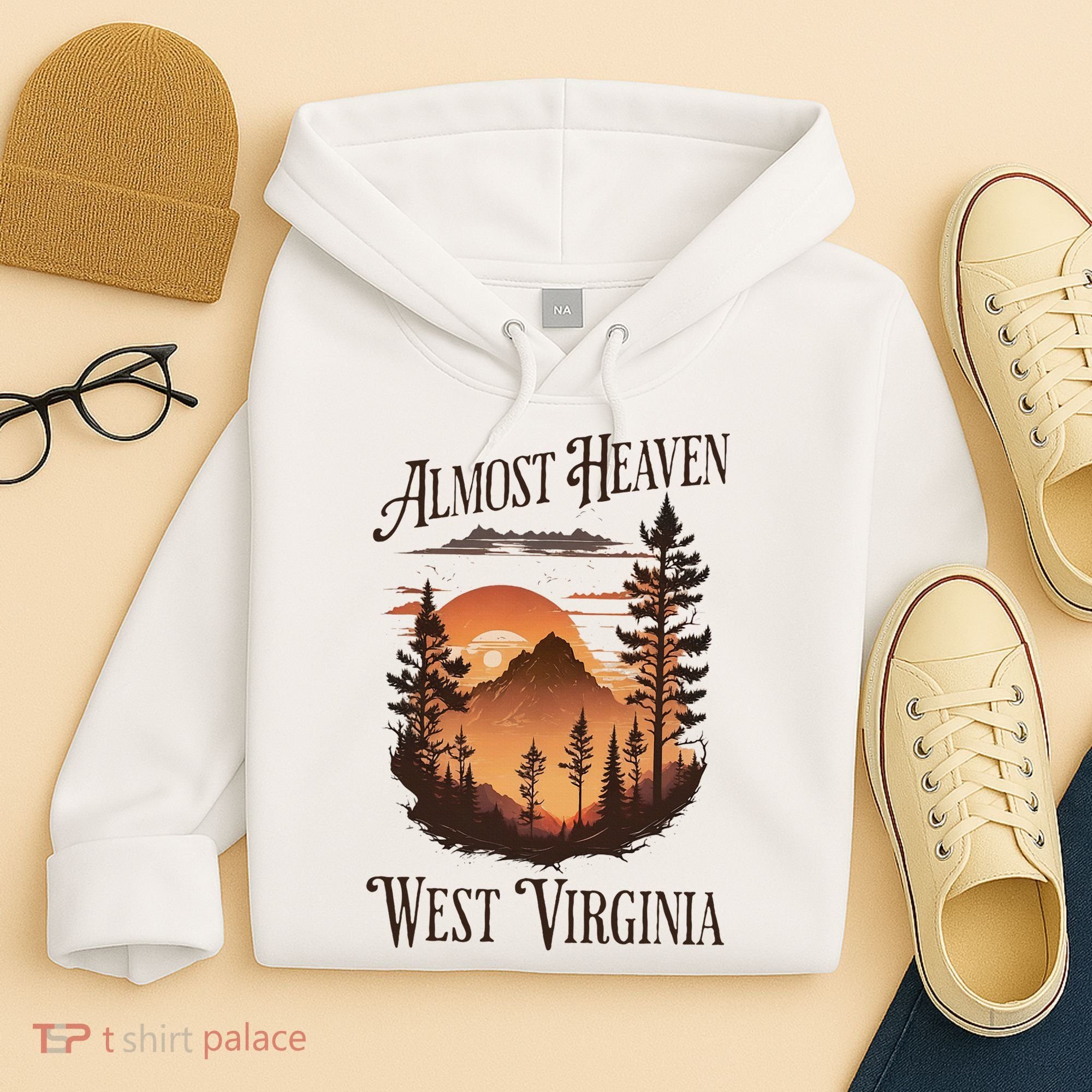Almost Heaven West Virginia Hoodie