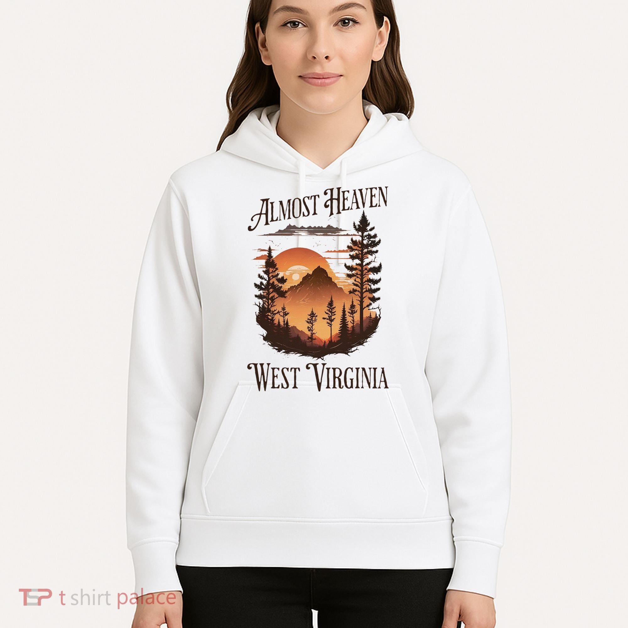 Almost Heaven West Virginia Hoodie
