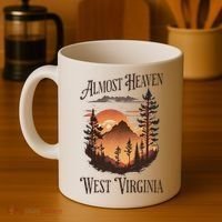 Almost Heaven West Virginia Coffee Mug thumb 4