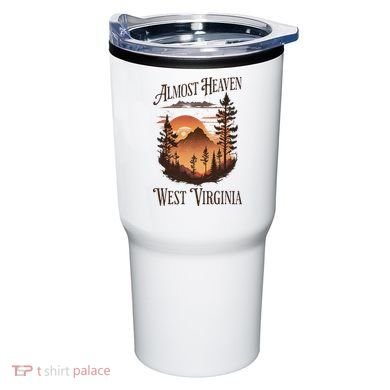 Almost Heaven West Virginia Tumbler