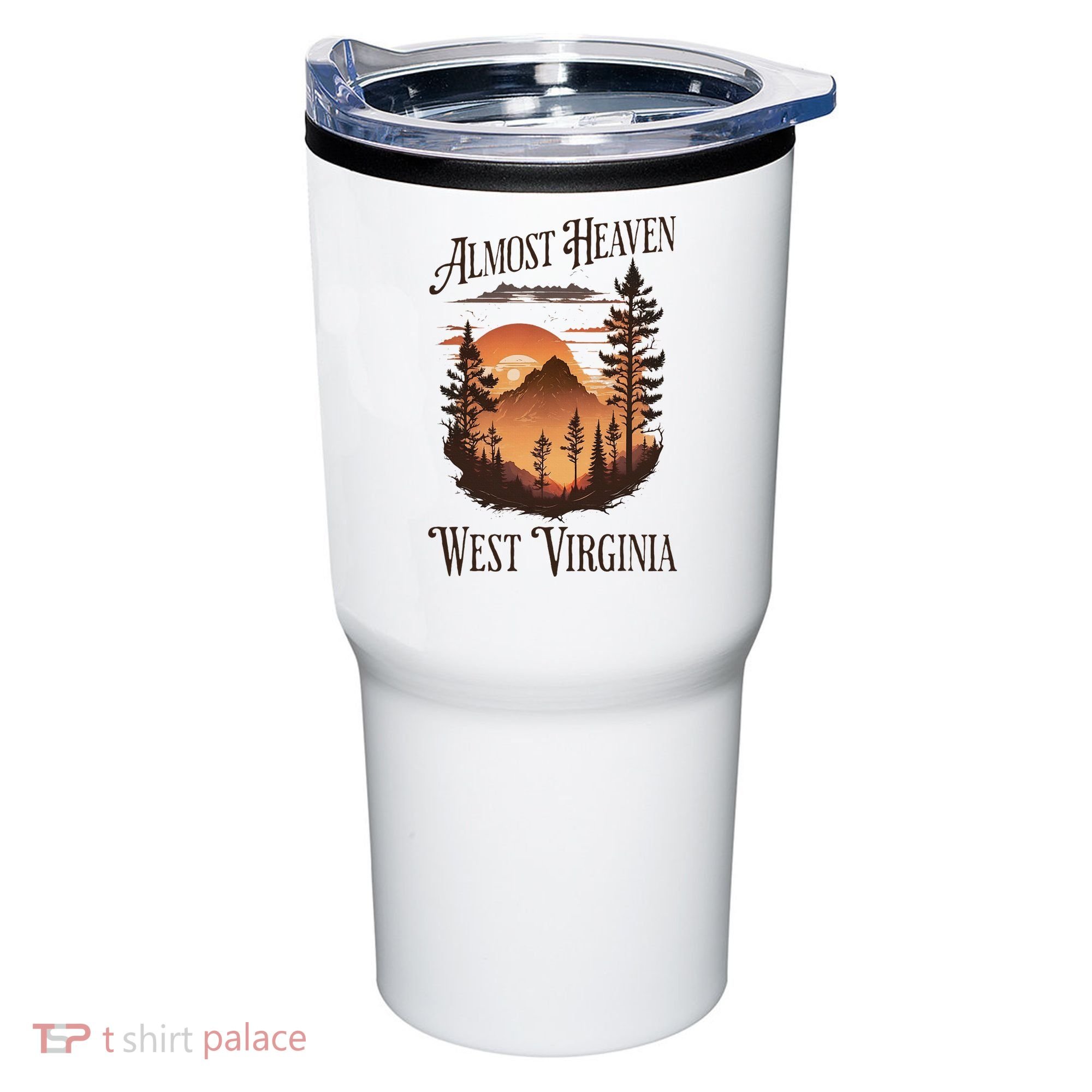 Almost Heaven West Virginia Tumbler