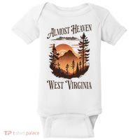 Almost Heaven West Virginia Baby Bodysuit thumb 0