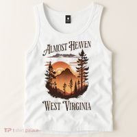 Almost Heaven West Virginia Tank Top thumb 2